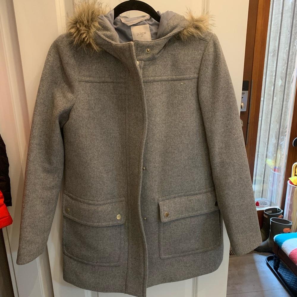 J Crew wool coat